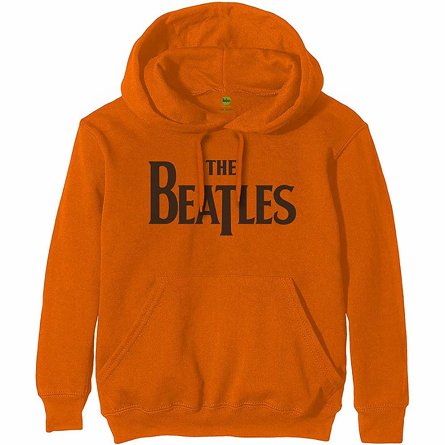 The Beatles mikina, Drop T Logo Orange, pánská, velikost XXXL