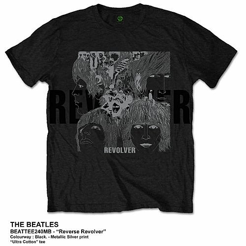 The Beatles tričko, Reverse Revolver, pánské, velikost M