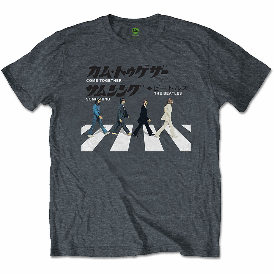 The Beatles tričko, Abbey Road Japanese Grey, pánské, velikost XL
