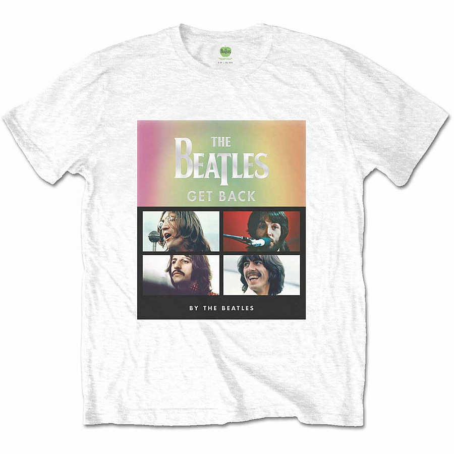 The Beatles tričko, Album Faces Gradient White, pánské, velikost L