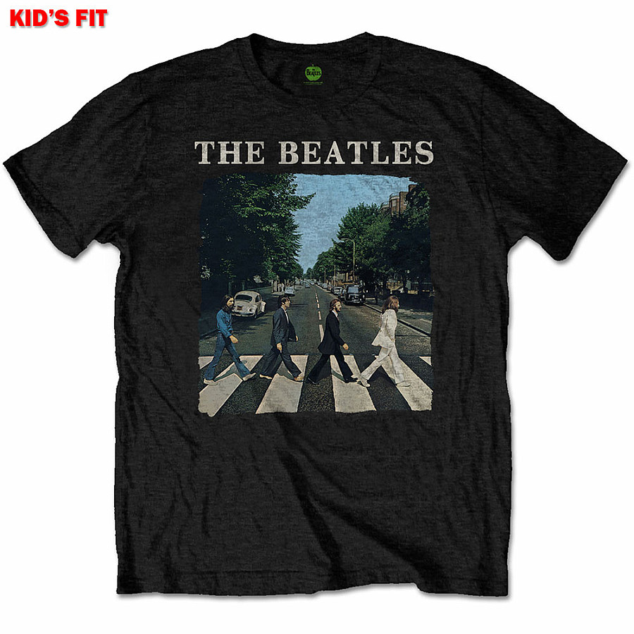 The Beatles tričko, Abbey Road &amp; Logo Black, dětské, velikost M velikost M věk (3-4 roky)