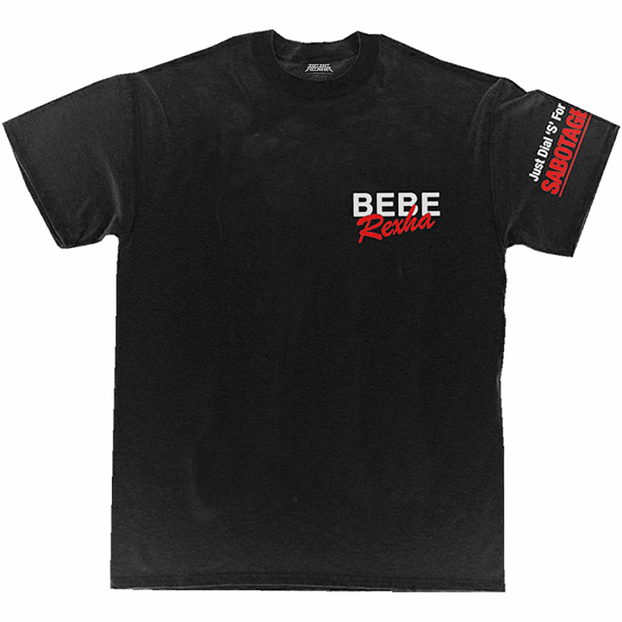 Bebe Rexha tričko, Queen of Sabotage BP Black, pánské, velikost S