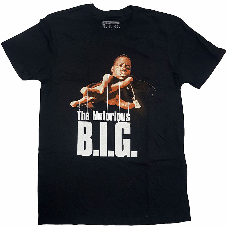 Notorious B.I.G. tričko, Reachstrings Black, pánské, velikost XL