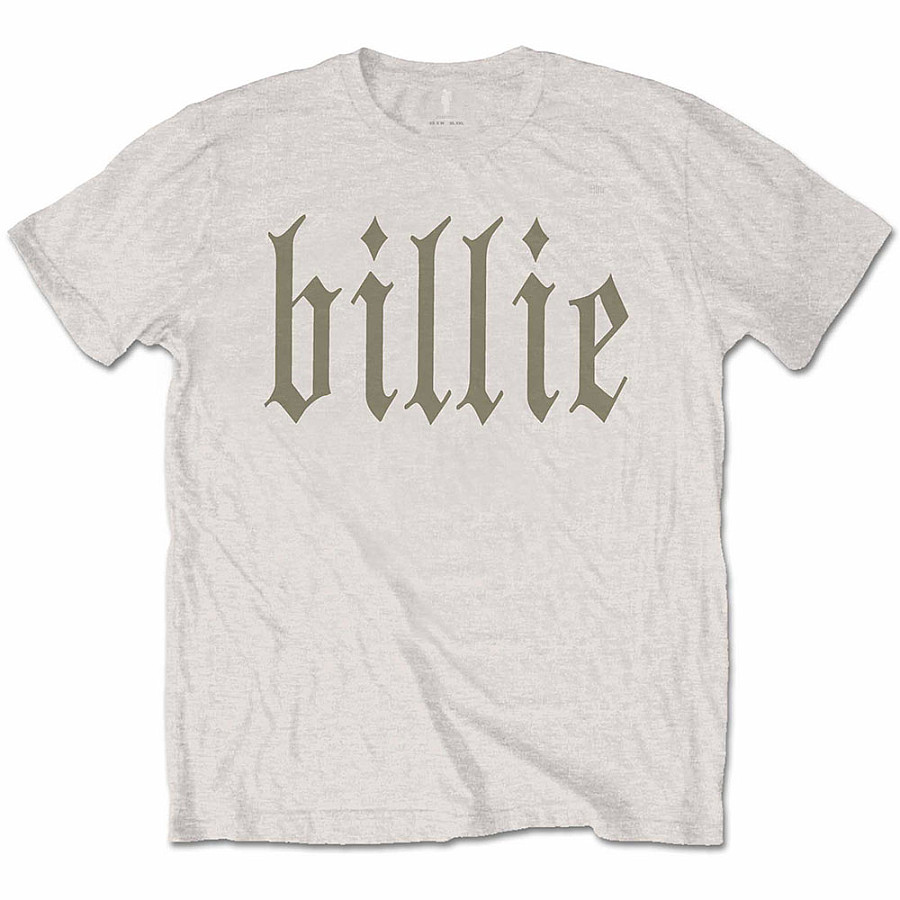 Billie Eilish tričko, Billie 5 BP White, pánské, velikost XL