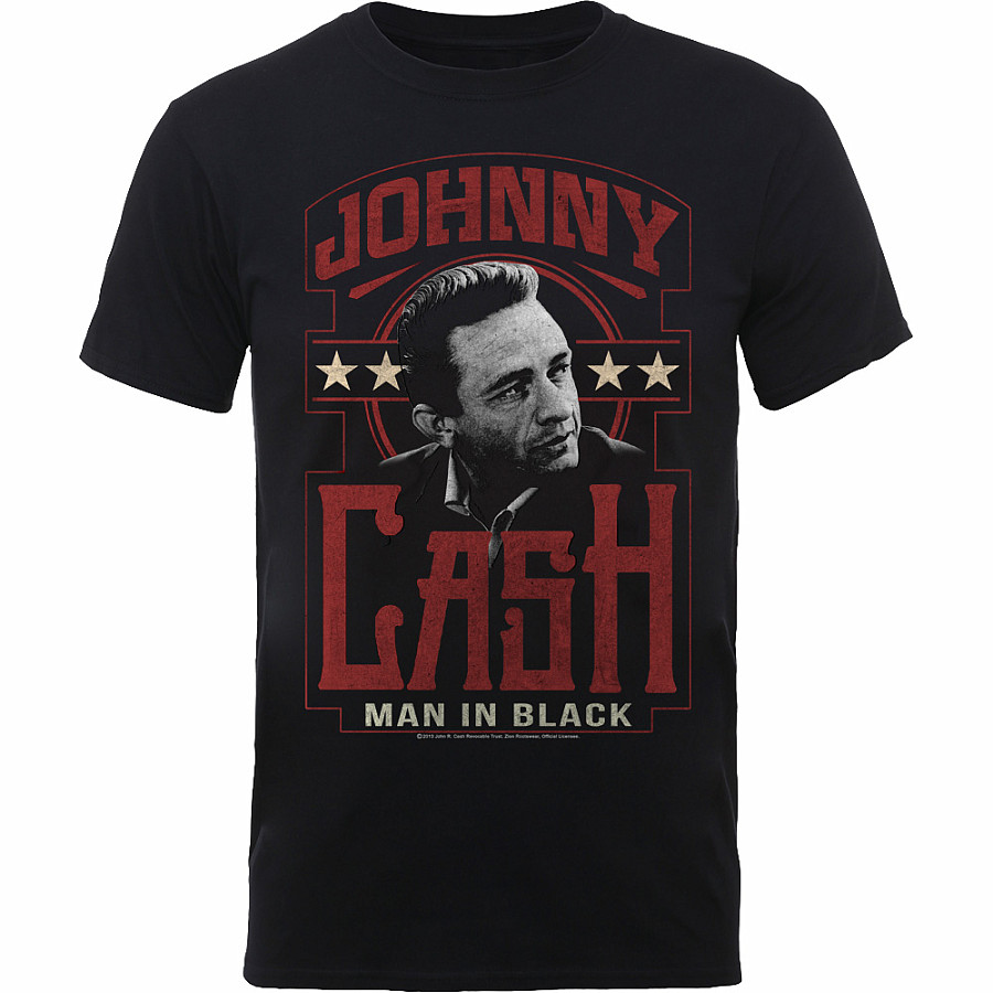Johnny Cash tričko, Man In Black, pánské, velikost M