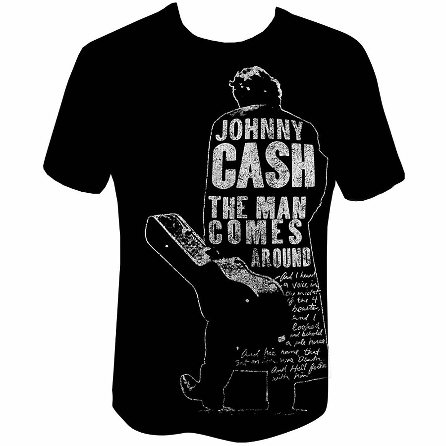 Johnny Cash tričko, Man Comes Around, pánské, velikost S