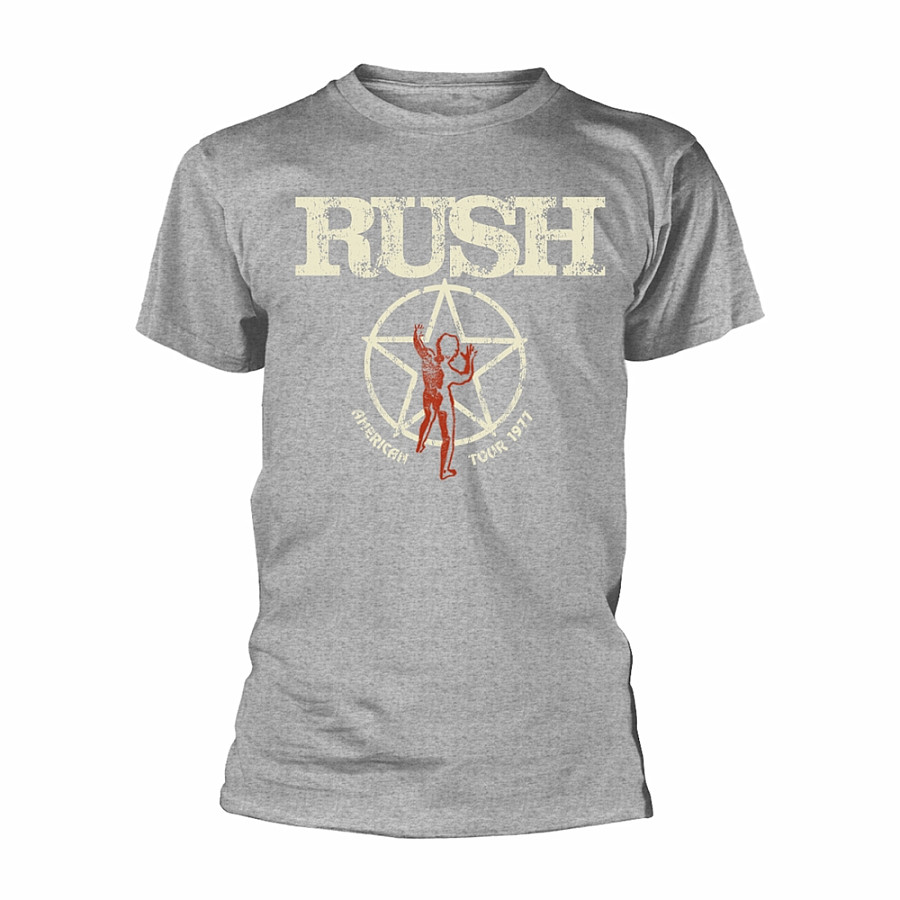 Rush tričko, American Tour 1977 Grey, pánské, velikost XXL