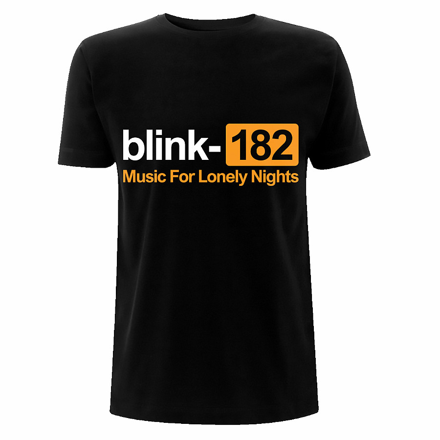 Blink 182 tričko, Lonely Nights Black, pánské, velikost M