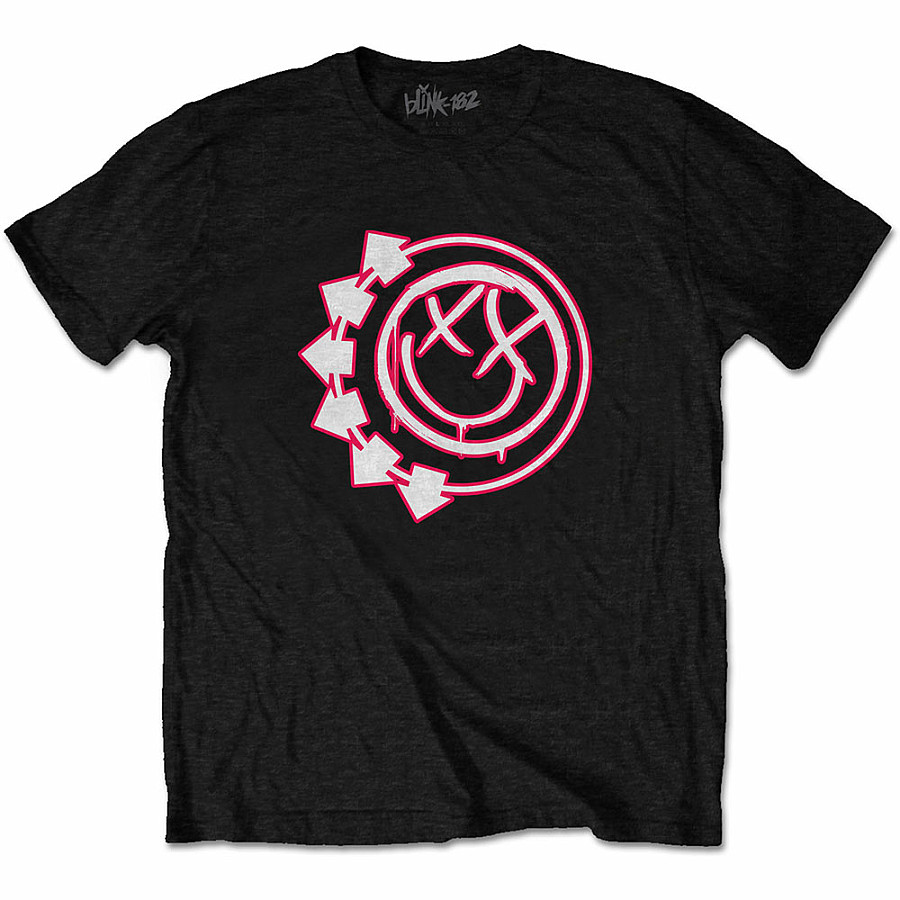 Blink 182 tričko, Six Arrow Smiley, pánské, velikost S
