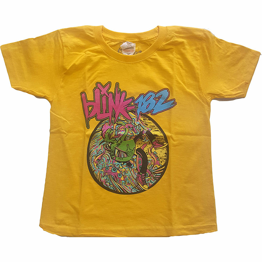 Blink 182 tričko, Overboard Event Yellow, dětské, velikost XXL velikost XXL věk (13-14 let)