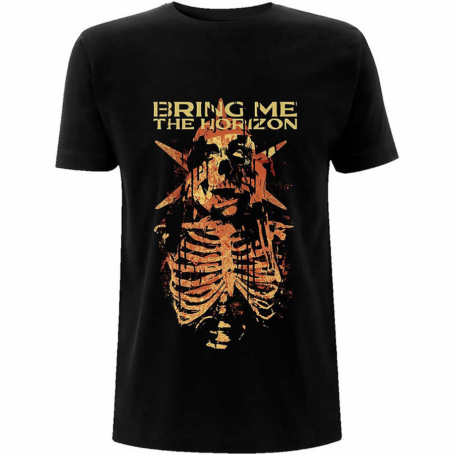 Bring Me The Horizon tričko, Skull Muss Black, pánské, velikost S