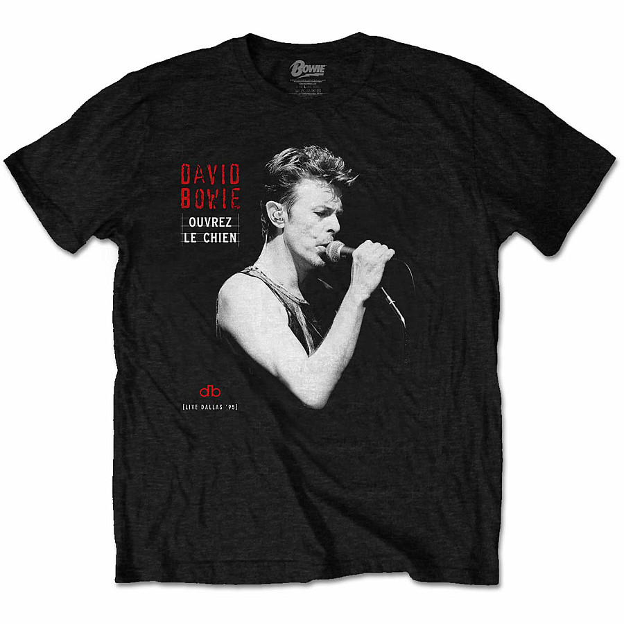 David Bowie tričko, Dallas &#039;95 BP Black, pánské, velikost XL
