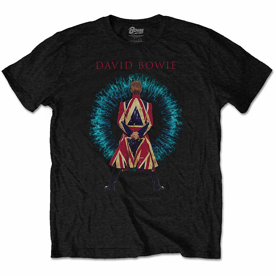 David Bowie tričko, LiveandWell.com BP Black, pánské, velikost M