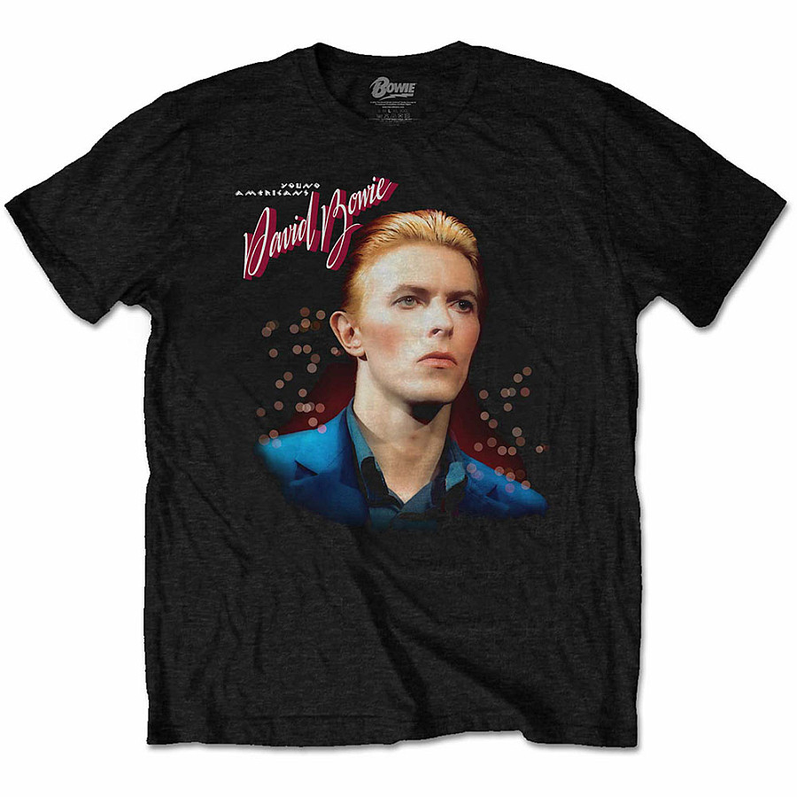 David Bowie tričko, Young Americans BP Black, pánské, velikost M
