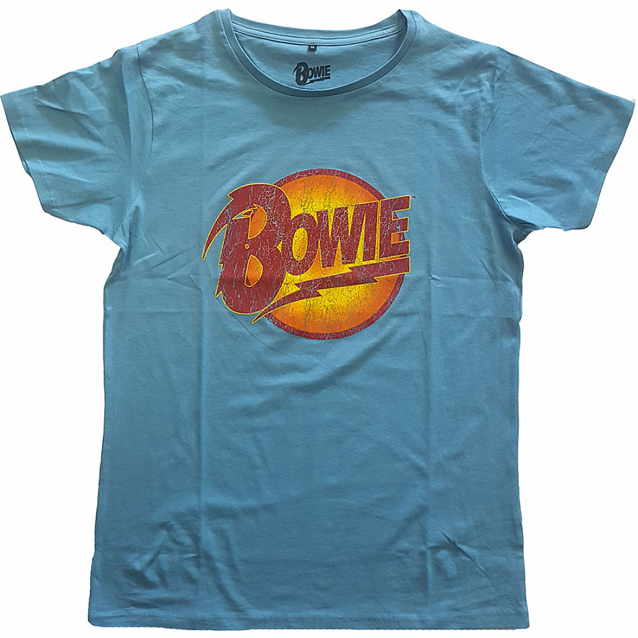 David Bowie tričko, Vintage Diamond Dogs Blue, pánské, velikost S