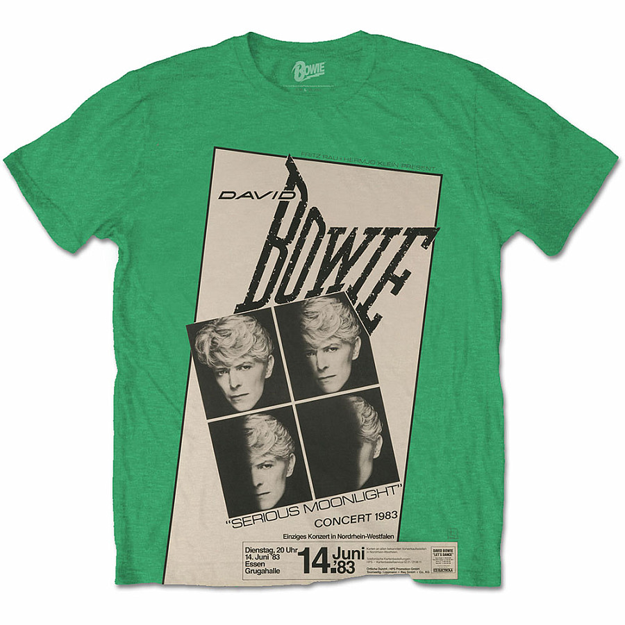 David Bowie tričko, Concert &#039;83, pánské, velikost XL