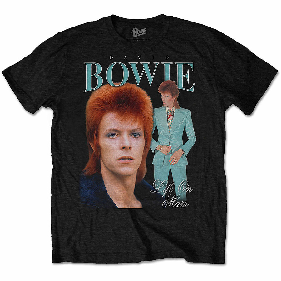 David Bowie tričko, Life On Mars Homage, pánské, velikost M