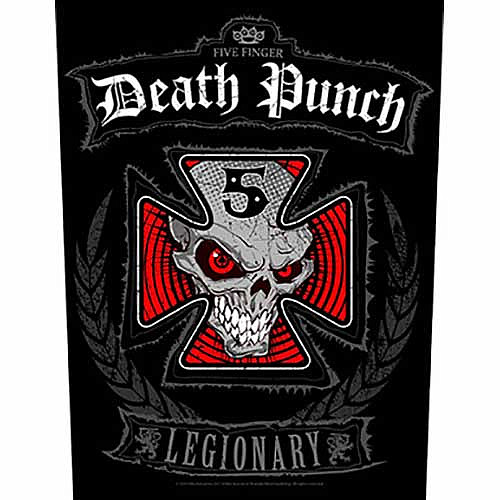 Five Finger Death Punch nášivka na záda 30x27x36 cm, Legionary