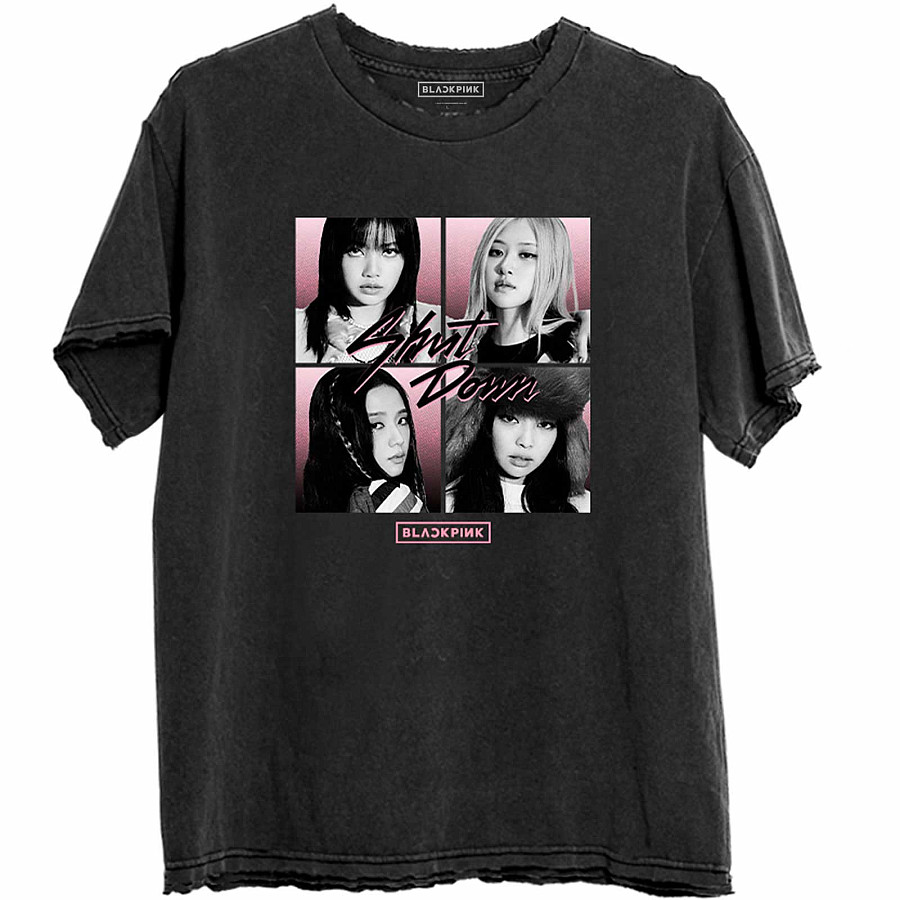 BlackPink tričko, Shut Down Photo Grid Black, unisex, velikost XXL