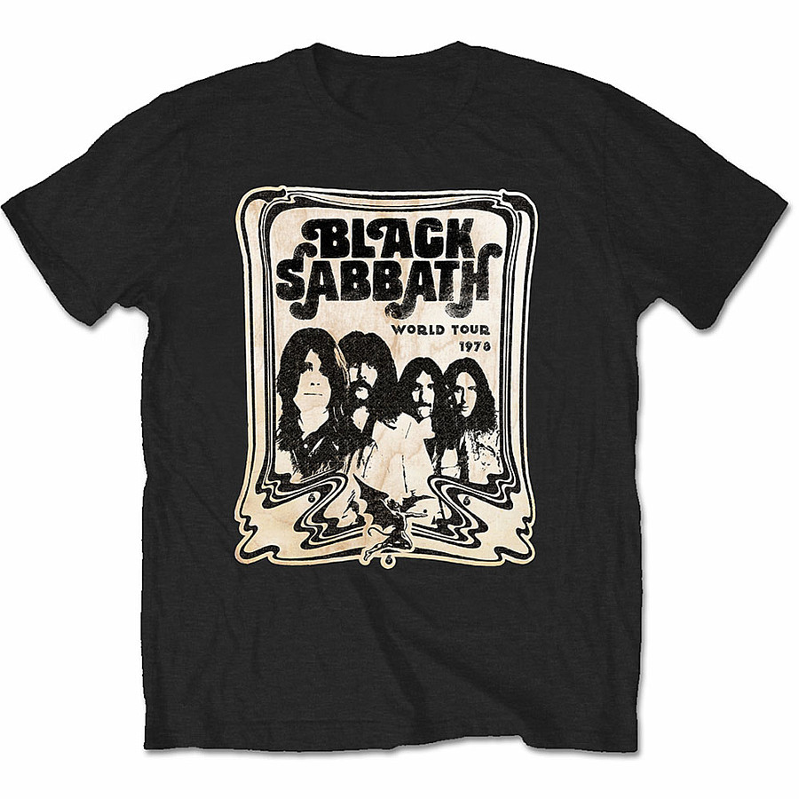 Black Sabbath tričko, World Tour 78 Exclusive, pánské, velikost S
