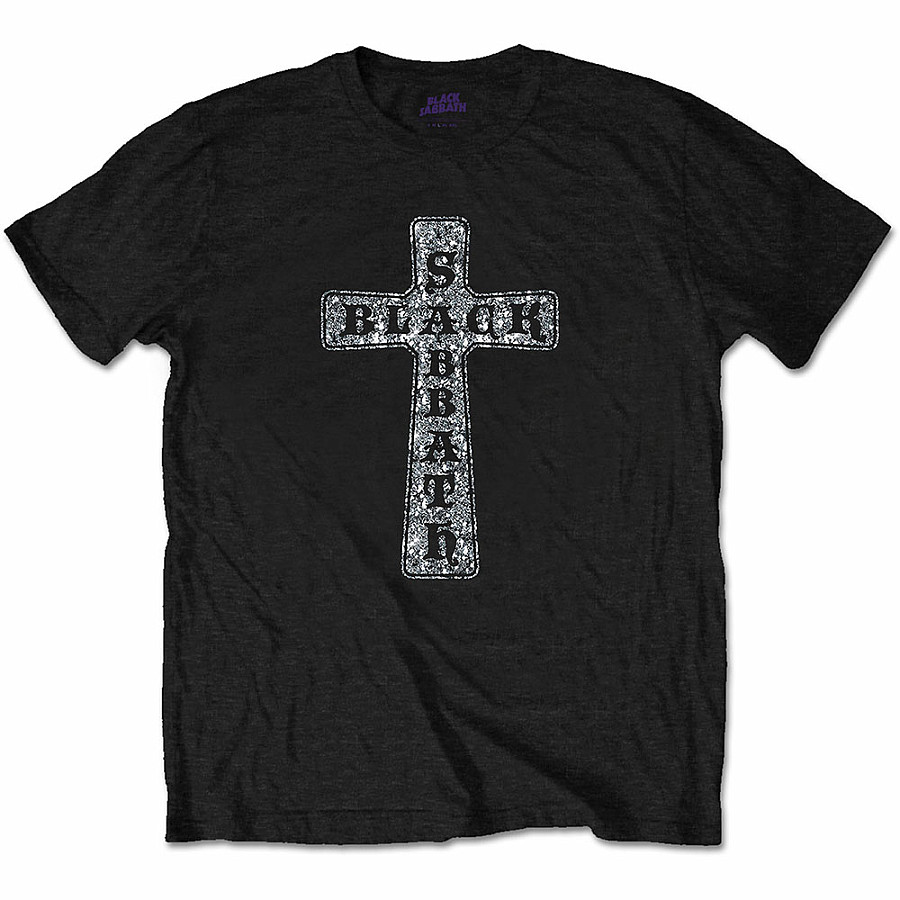 Black Sabbath tričko, Cross Diamante, pánské, velikost M