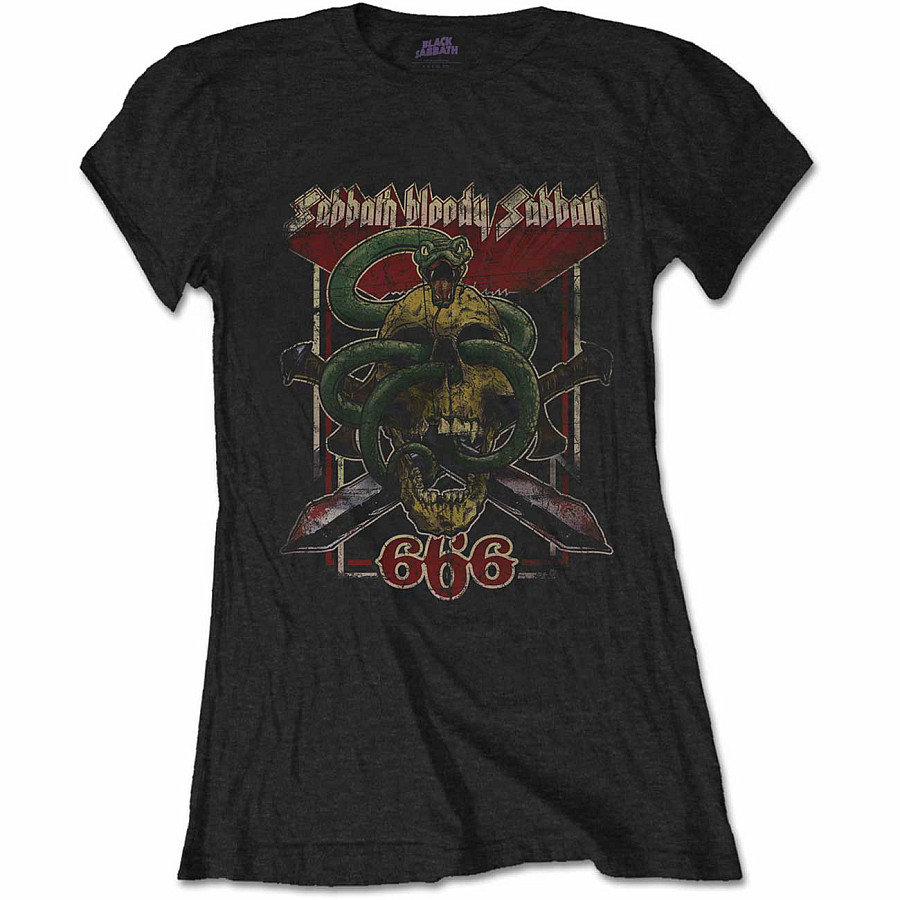 Black Sabbath tričko, Bloody Sabbath 666 Girly, dámské, velikost XL