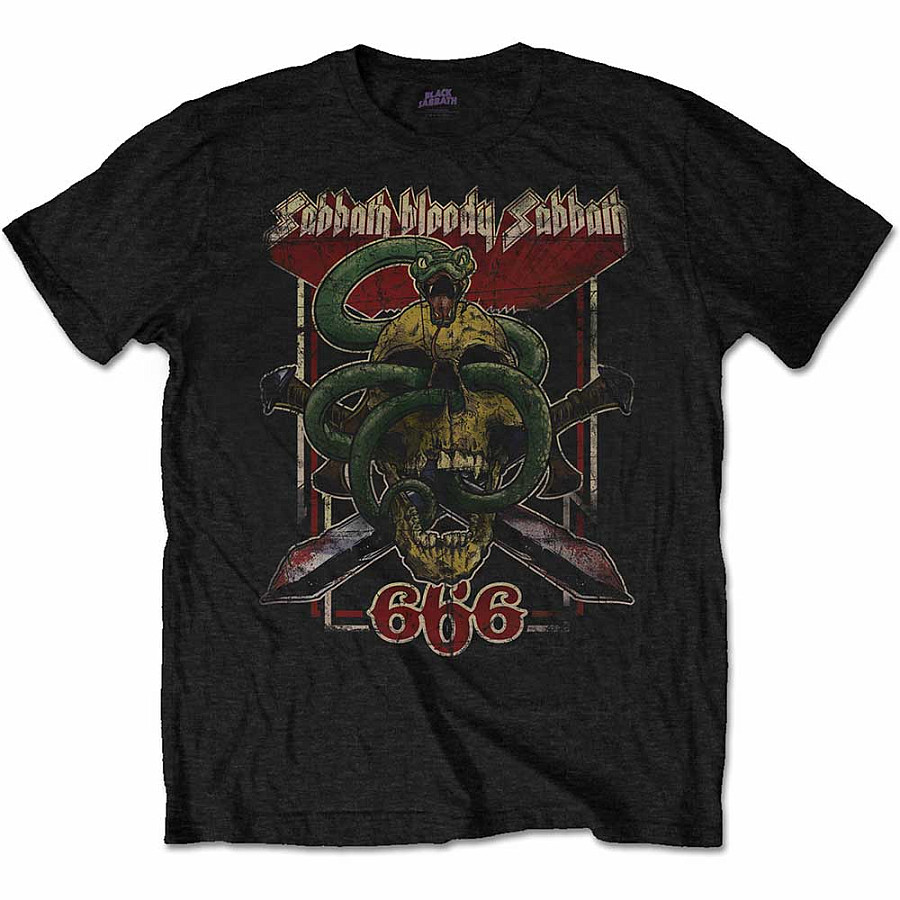Black Sabbath tričko, Bloody Sabbath 666, pánské, velikost XXL