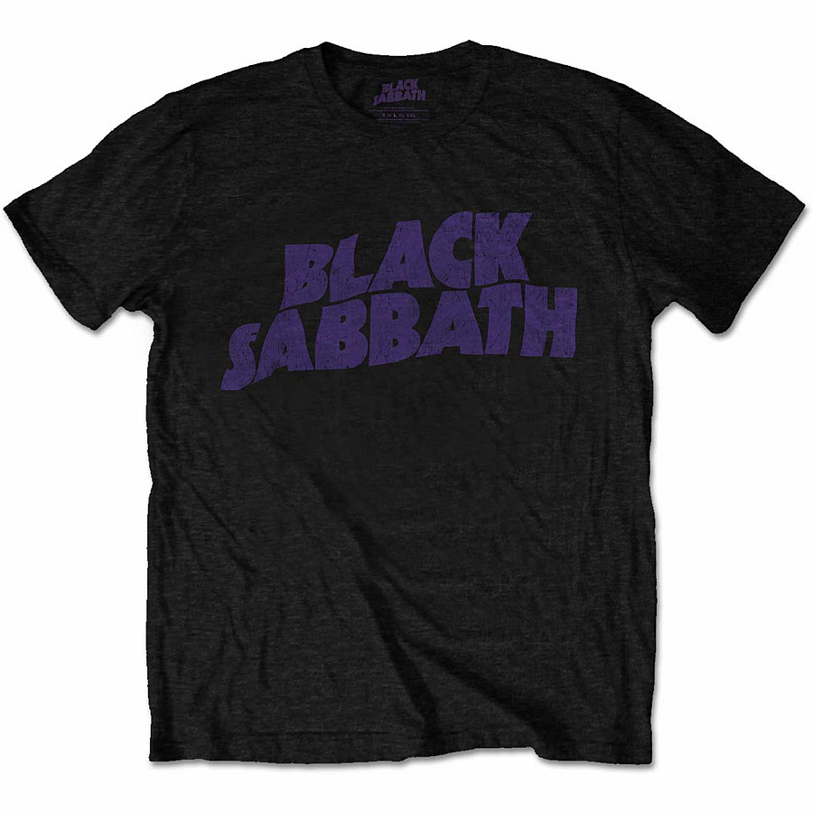 Black Sabbath tričko, Wavy Logo Black, dětské, velikost S dětská velikost S (5-6 let)