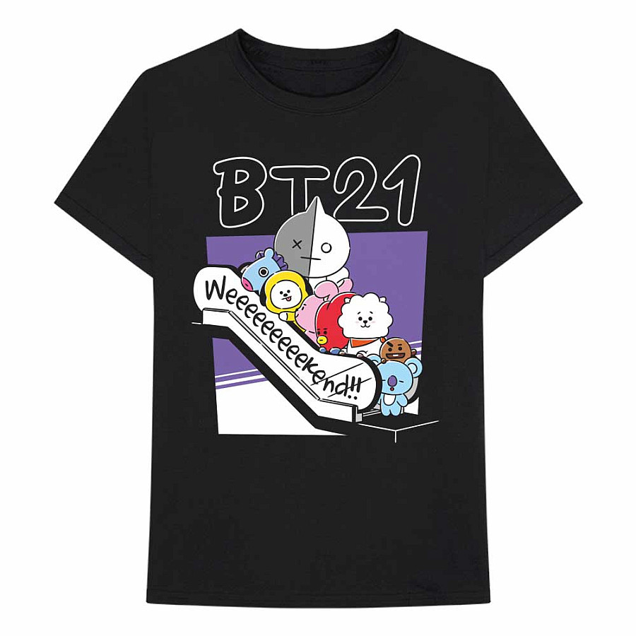 BT21 tričko, Weekend Black, pánské, velikost M