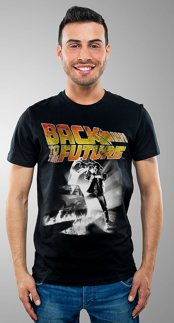 Back to the Future tričko, Poster, pánské, velikost XXL