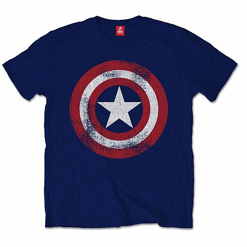 Captain America tričko, Distress Shield, pánské, velikost M