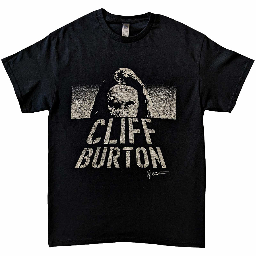 Metallica tričko, Cliff Burton DOTD Black, pánské, velikost S