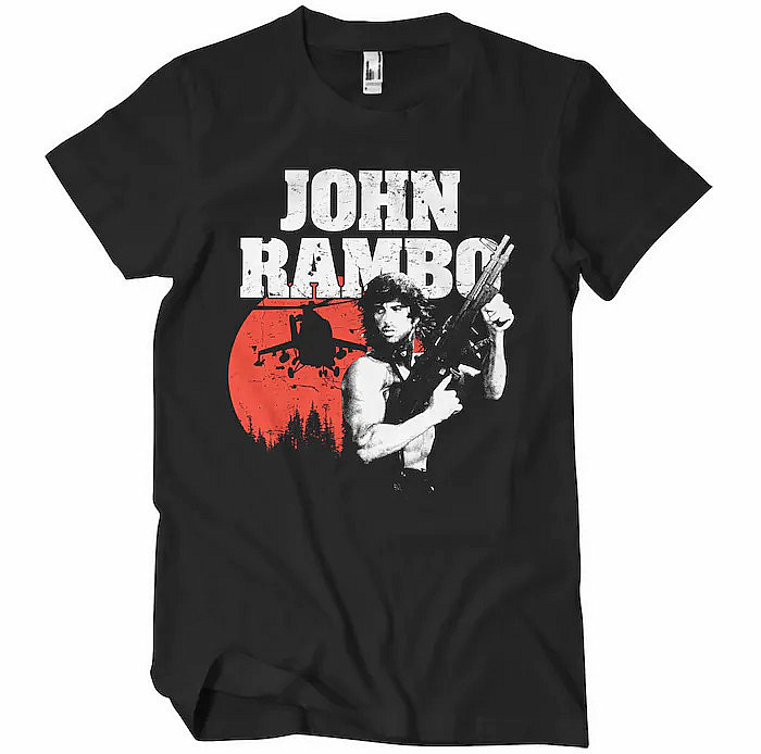 Rambo tričko, John Rambo Black, pánské, velikost XL