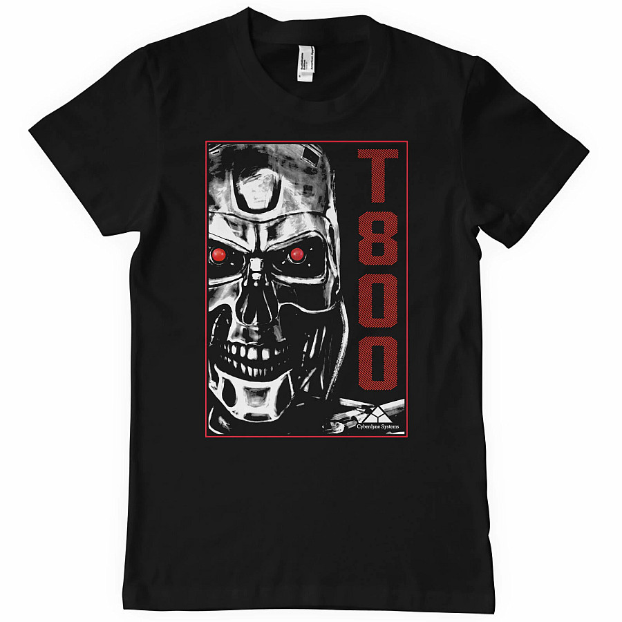 Terminator tričko, T-800 Machine Black, pánské, velikost XXL