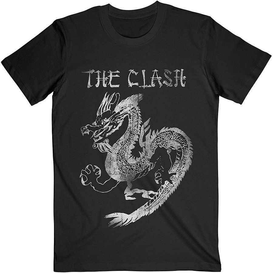 The Clash tričko, Dragon White, pánské, velikost M