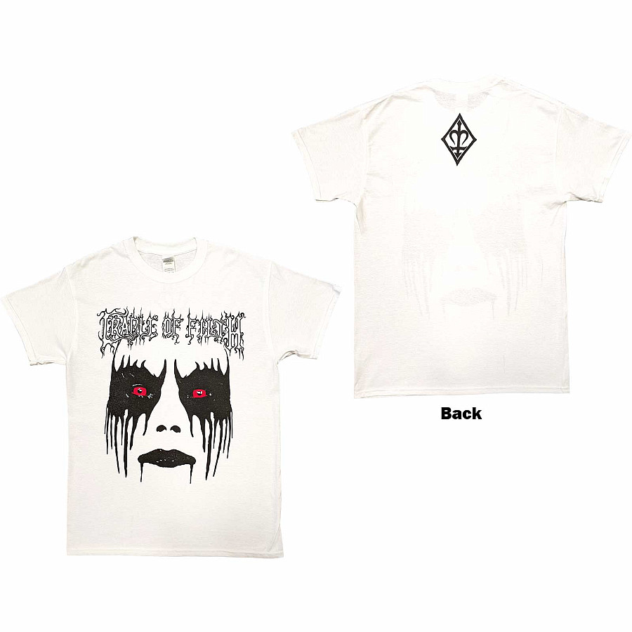 Cradle Of Filth tričko, Dani Make Up BP White, pánské, velikost L