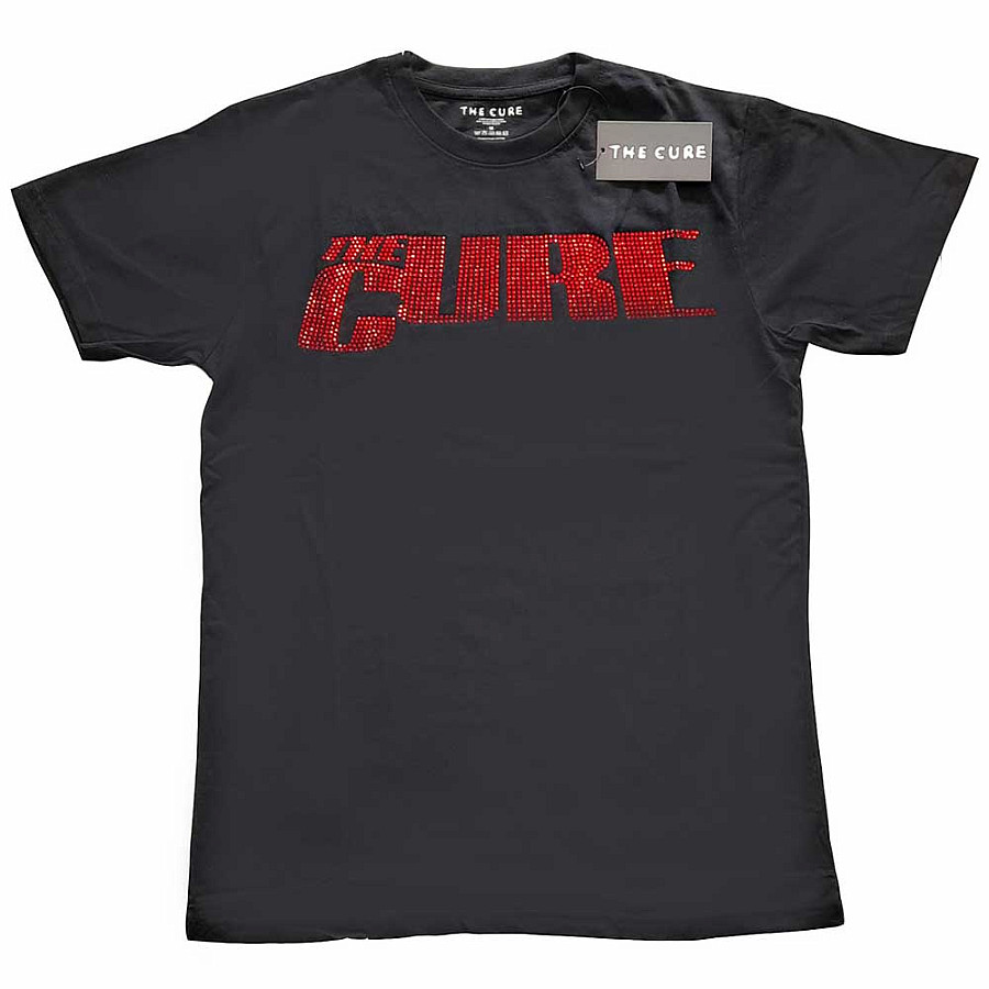 The Cure tričko, Logo Diamante Black, pánské, velikost M