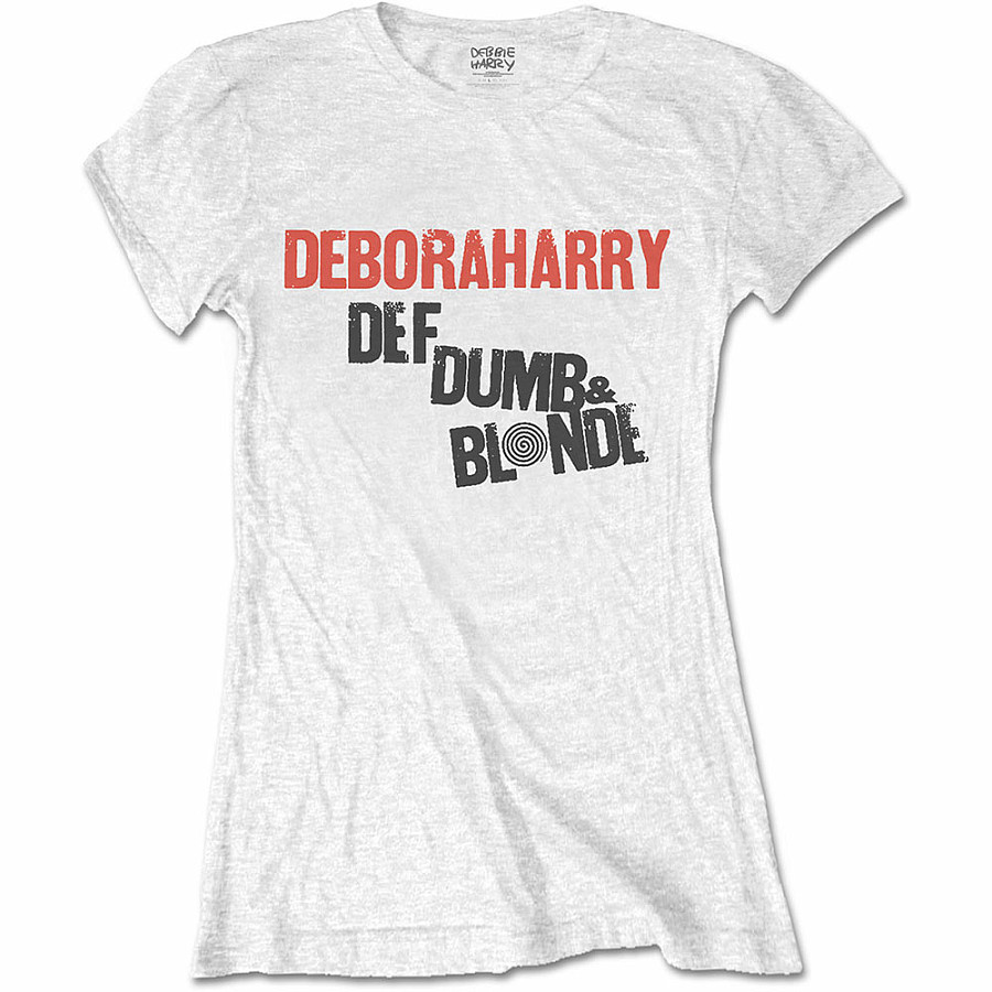 Debbie Harry tričko, Def, Dumb &amp; Blonde White Girly, dámské, velikost XXL