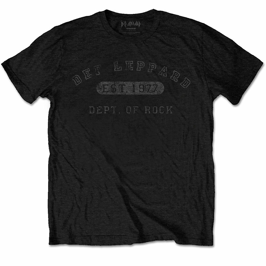 Def Leppard tričko, Collegiate Logo, pánské, velikost S