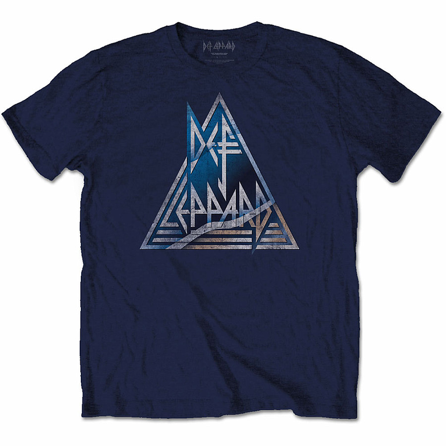 Def Leppard tričko, Triangle Logo, pánské, velikost XL