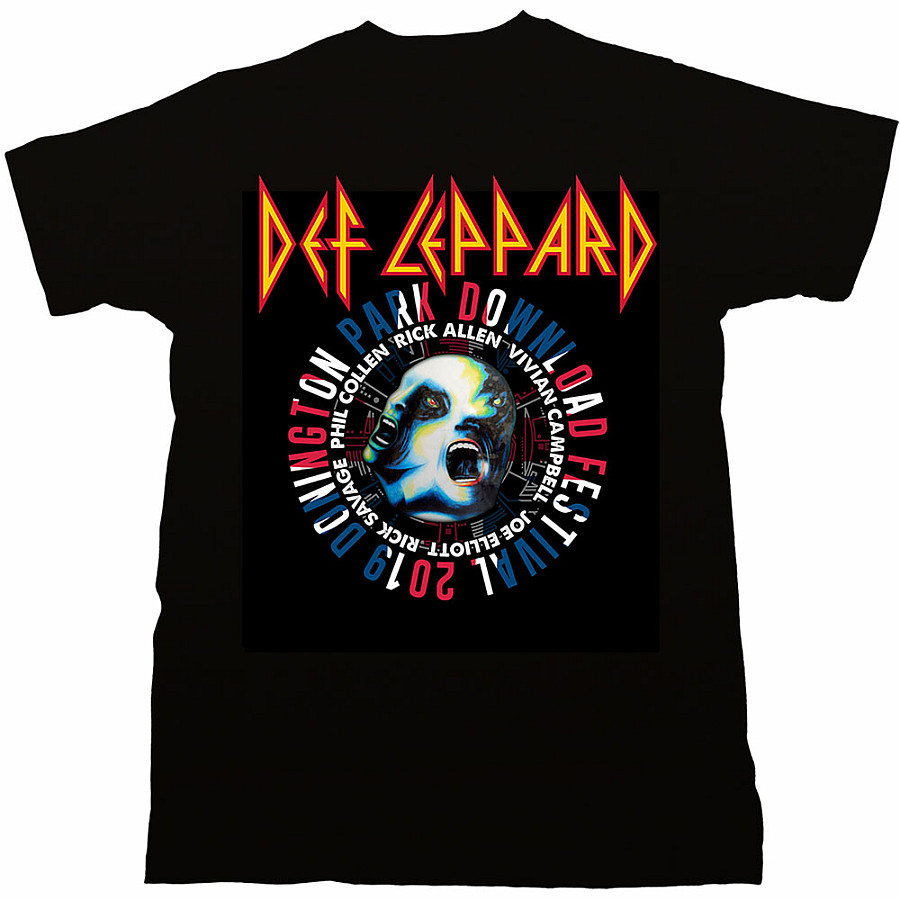 Def Leppard tričko, Download Fest 2019 Ltd., pánské, velikost L