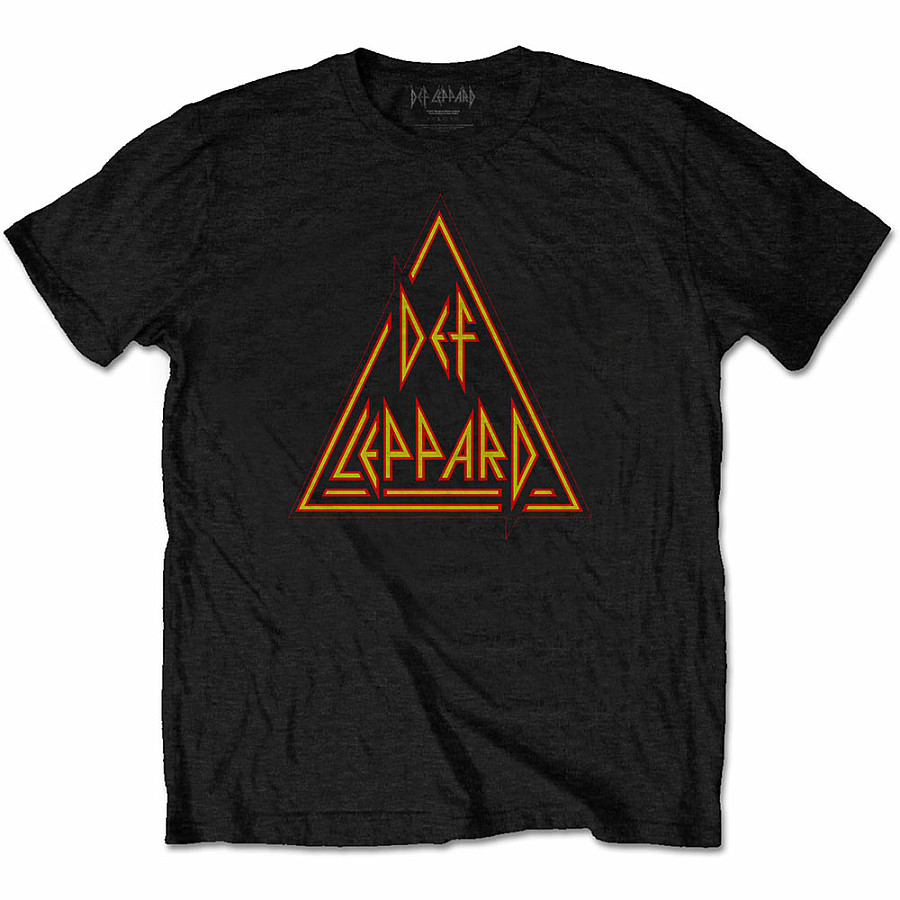Def Leppard tričko, Classic Triangle, pánské, velikost L