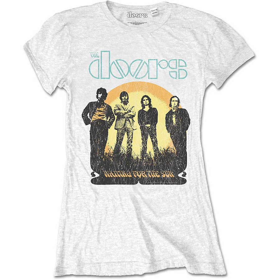 The Doors tričko, Waiting for the Sun White, dámské, velikost L