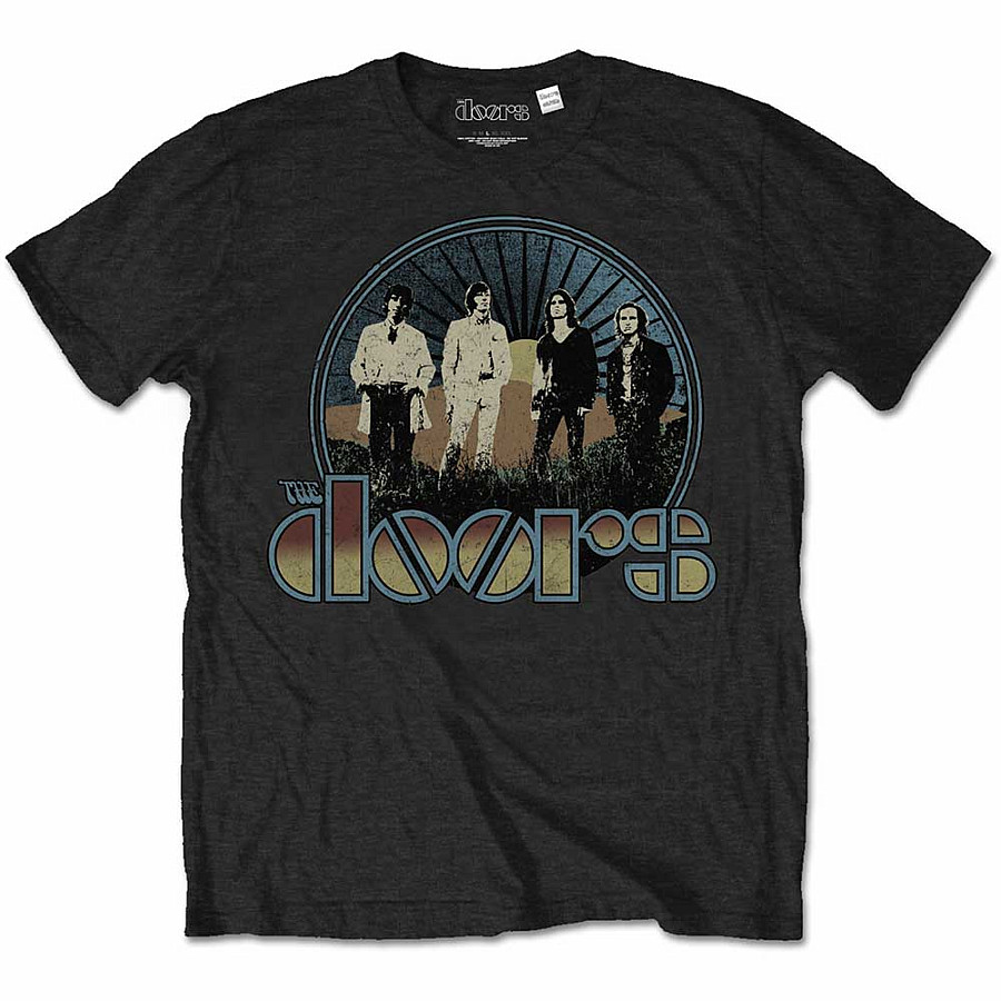 The Doors tričko, Vintage Field, pánské, velikost XXL