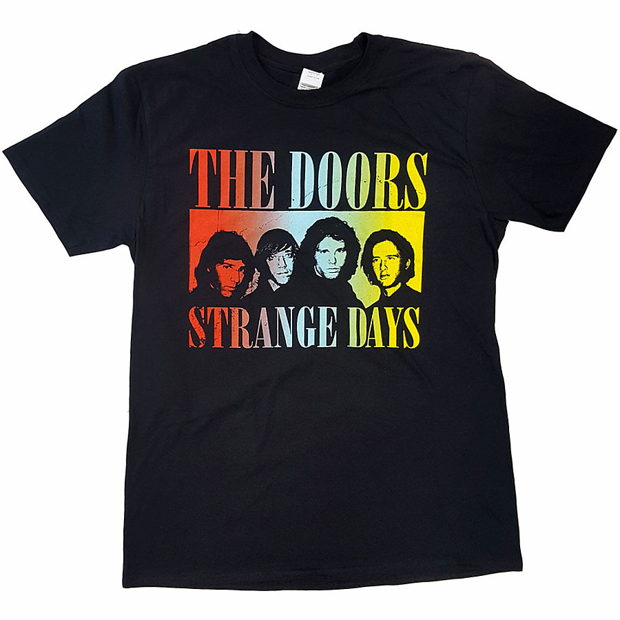 The Doors tričko, Strange Days Black, pánské, velikost XXL