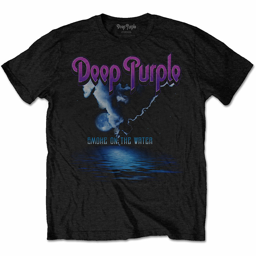 Deep Purple tričko, Smoke On The Water, pánské, velikost S