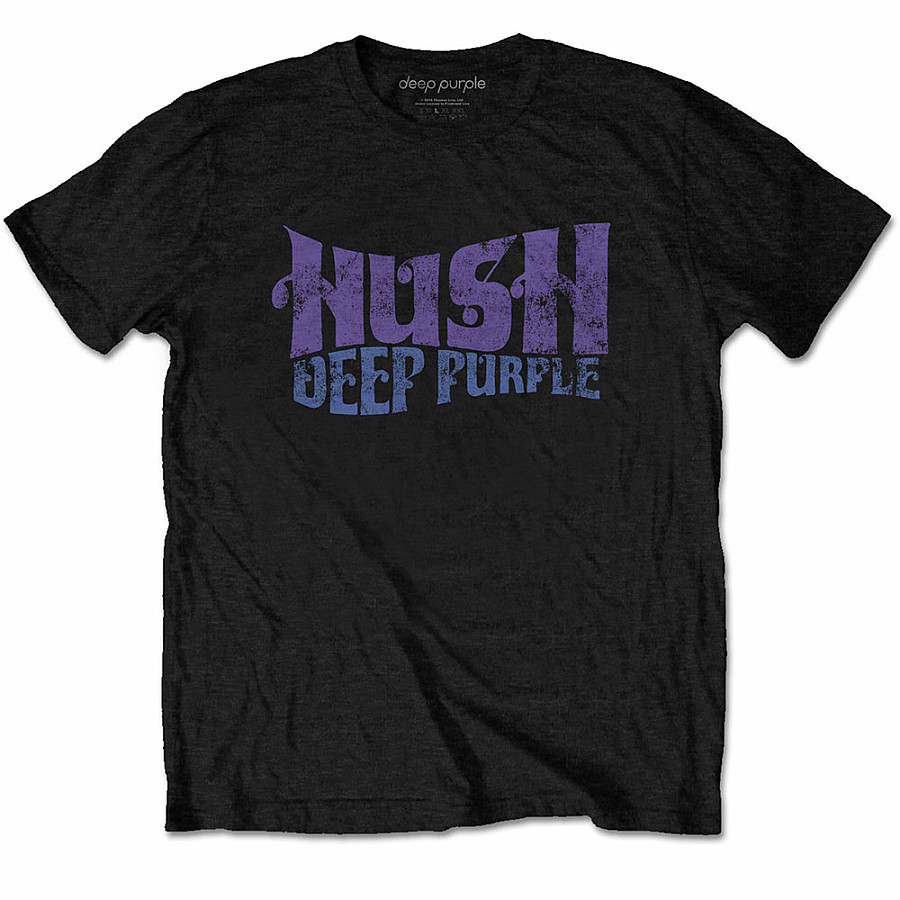 Deep Purple tričko, Hush Black, pánské, velikost XXL