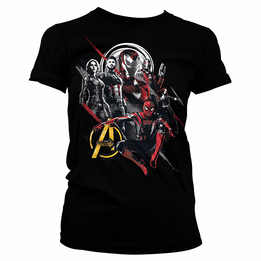 Marvel Comics tričko, Avengers Heroes Girly, dámské, velikost XXL