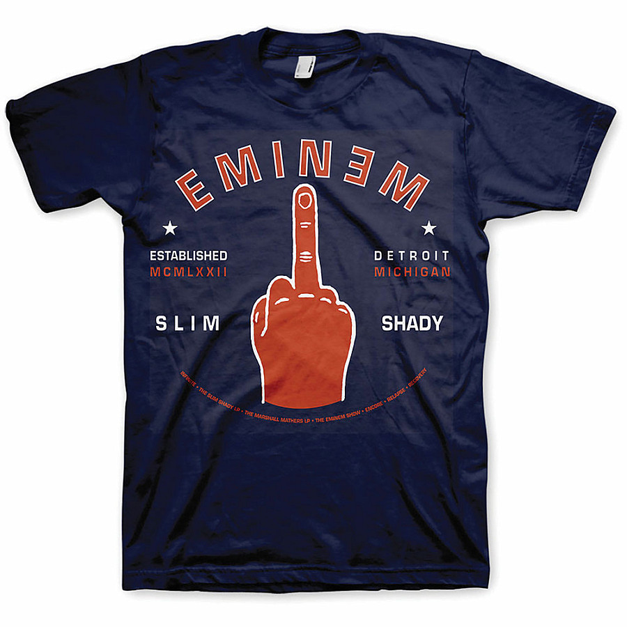 Eminem tričko, Detroit Finger, pánské, velikost XXL