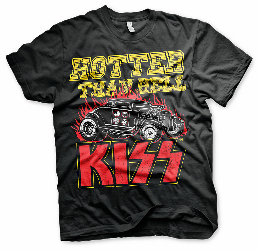 KISS tričko, Hotter Than Hell, pánské, velikost XL